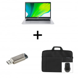 PACK ORDI PORTABLE + SACOCHE + SOURIS + 1 CLE USB 1 TO